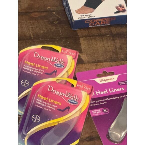 24 piece lot dress casual gel & cushion foam comfort pain relief insoles /liners - Picture 6 of 7